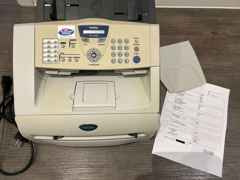 Brother Fax-2820, Faxgerät, Fax, Kopierer mit Resttoner in Torgau