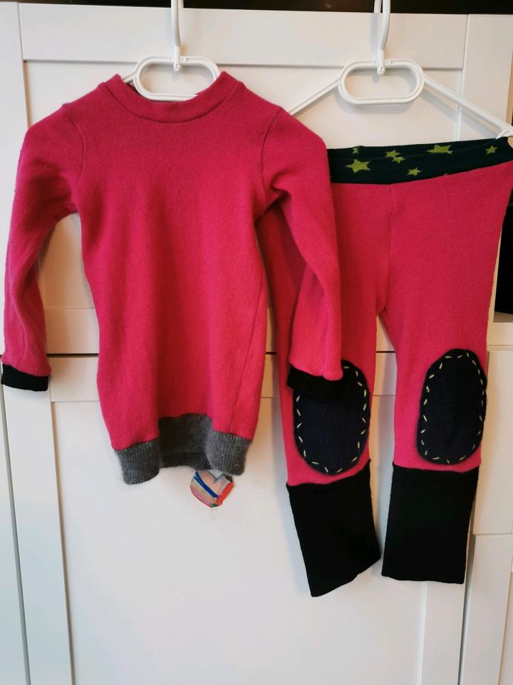 Schlafanzug 100% Schurwolle und Kaschmir ~ Größe 92 98 104 pink in Eutin