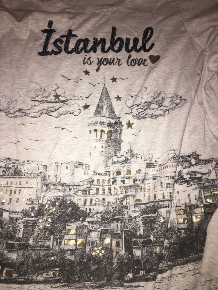 Shirt in XXL (42/44) von Xside mit Galataturm Istanbul in Burgwedel