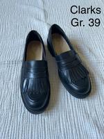 Damen Schuhe, Loafers, Clarks, Größe 39, wie neu Niedersachsen - Ganderkesee Vorschau