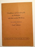 Grundlinien und Grundbegriffe der Weltpolitik nach dem zweiten We Nordrhein-Westfalen - Solingen Vorschau