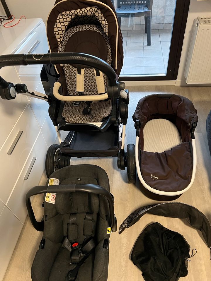 Teutonia Kinderwagen mit Maxi Cosi Joie , Gebraucht in Garching an der Alz