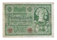 50  Mark 1920 Nürnberg (Mittelfr) - Oststadt Vorschau