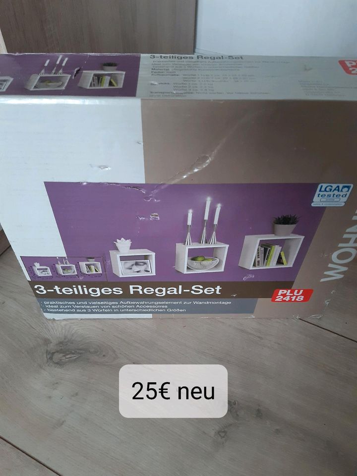 3 teiliges Regal Set neu zuverkaufen in Westerrönfeld