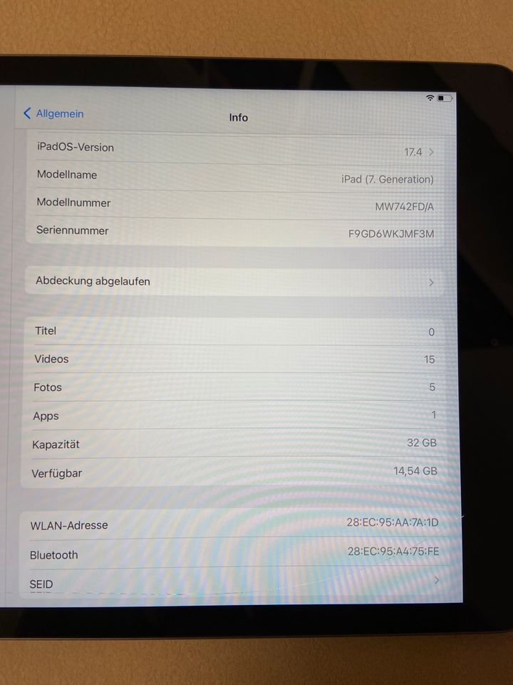iPad 7 Generation 2019 OVP TAUSCH GEGEN APPLEWATCH MÖGLICH in Hamburg