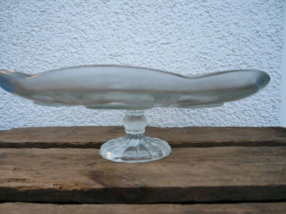 Glas Kuchenteller auf Fuß ~ LISBETH DAHL ~ NEU! in Schaafheim