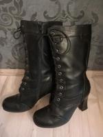 Schnürstiefel Gr. 40 Schuhe Black Premium Higgh Girly Boot EMP Mecklenburg-Vorpommern - Bergen auf Rügen Vorschau