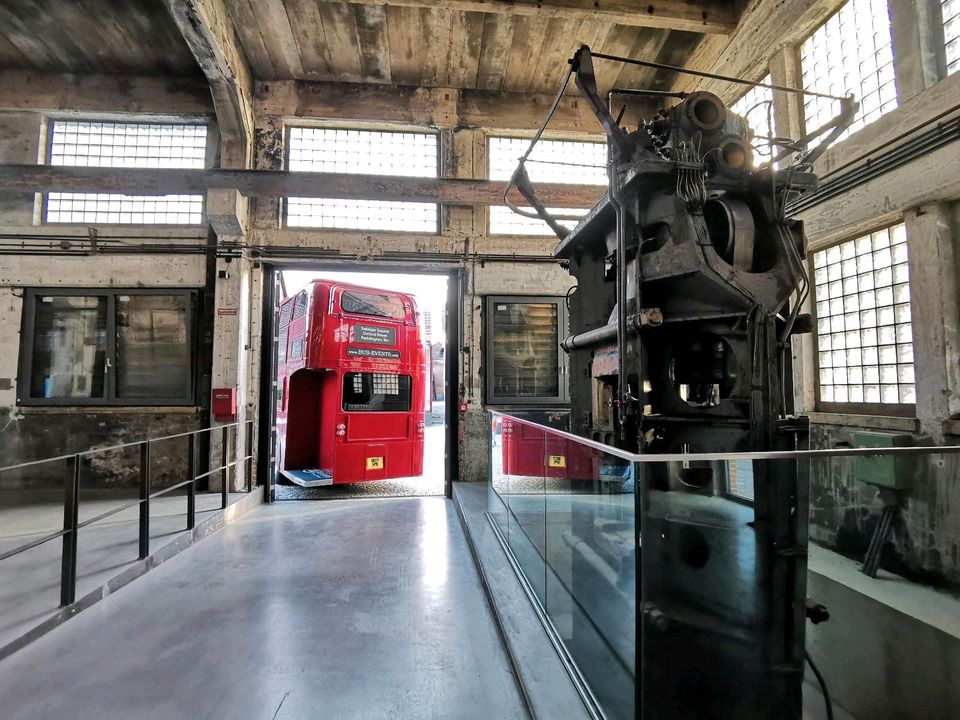 Vermietung Doppeldecker London Bus Rot Messe Event Hochzeit in Stutensee