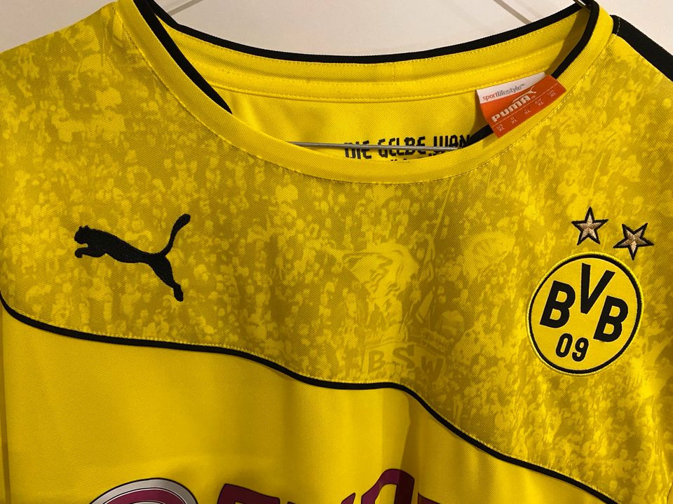 BORUSSIA DORTMUND TRIKOT GELBE WAND AUTHENTIC NO RETRO SÜDTRIBÜNE in Langenfeld