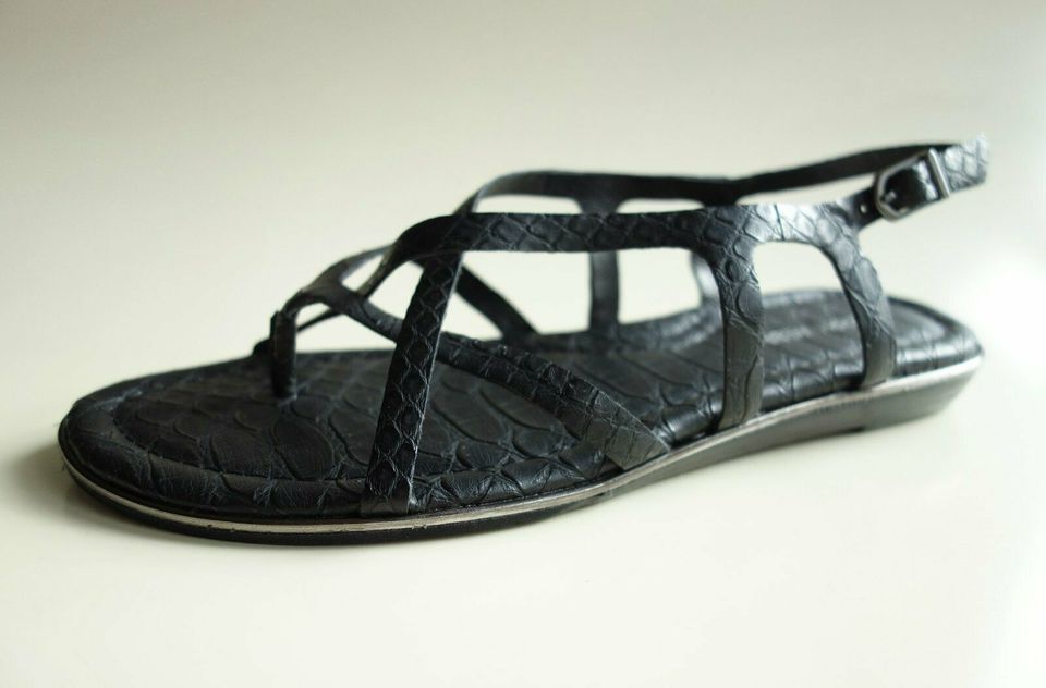 neu GERRY WEBER Leder Damensandalen-Damensandalette Gr.38 schwarz in Köln