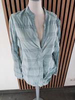 Damen Bluse S.Oliver 38 türkis Hemd Baumwollbluse aus Lochspitze Aubing-Lochhausen-Langwied - Aubing Vorschau