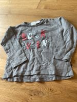 Zara Langarmshirt gr 98 grau Mädchen Glitzer Hannover - Mitte Vorschau