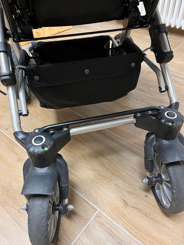 ☑️ Hartan R1 Kinderwagen mit Regenschutz und Tragetasche in Marienheide