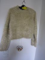 NEUWERTIG ZARA Gold Weiß/Beige PULLOVER GLÄNZENDER GLITZER Gr. 16 Bayern - Mömlingen Vorschau