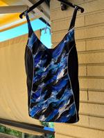 Neues Damen-Bade-Oberteil (Tankini), Größe 46 schwarz/bunt Baden-Württemberg - Murr Württemberg Vorschau