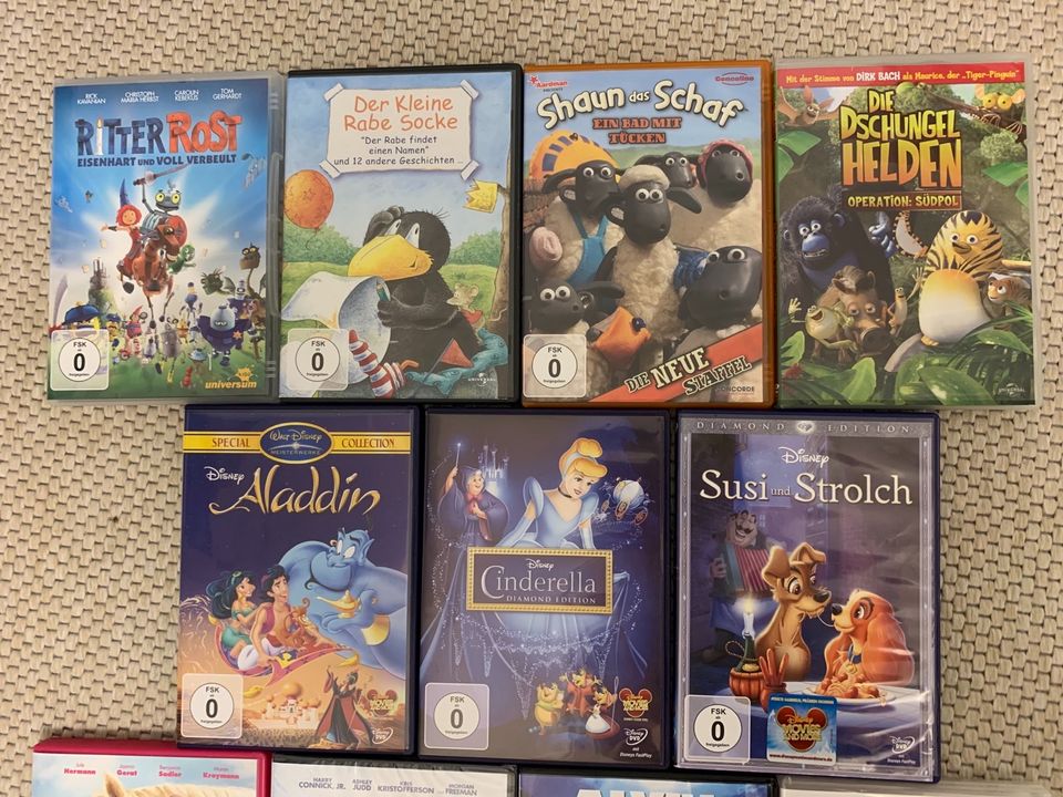 DVD‘s Kinderfilme u.a. Animationsfilme Disney je 3-5 Euro in Hamburg
