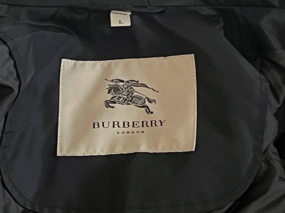 Burberry London edle Jacke L Schwarz Top NP:890,-€ in Berlin