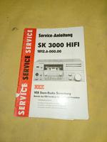 SERVICEANLEITUNG RFT DDR KASSETTENDECK SK3000 Sachsen - Riesa Vorschau