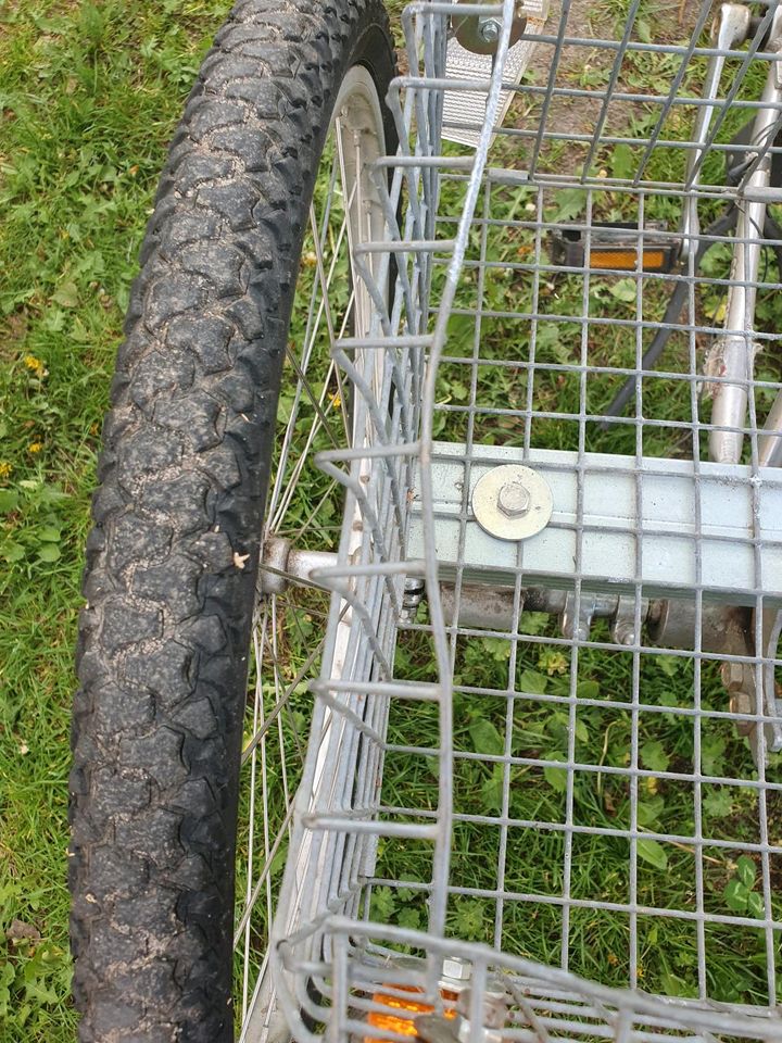 Dreirad Fahrrad  mit Korb in Genthin