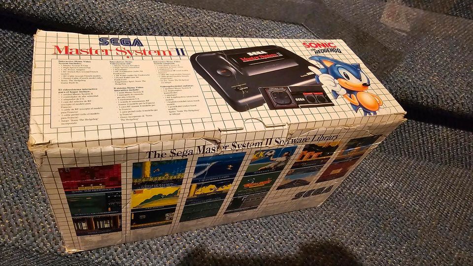 Sega master system 2 sonic ovp cib mit Inlay Schutzhülle in Frankfurt am Main