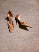 Schuhe, Gr. 36, neu, Pumps, Highheels, Graceland, Kupfer, Paillet Sachsen - Zeithain Vorschau