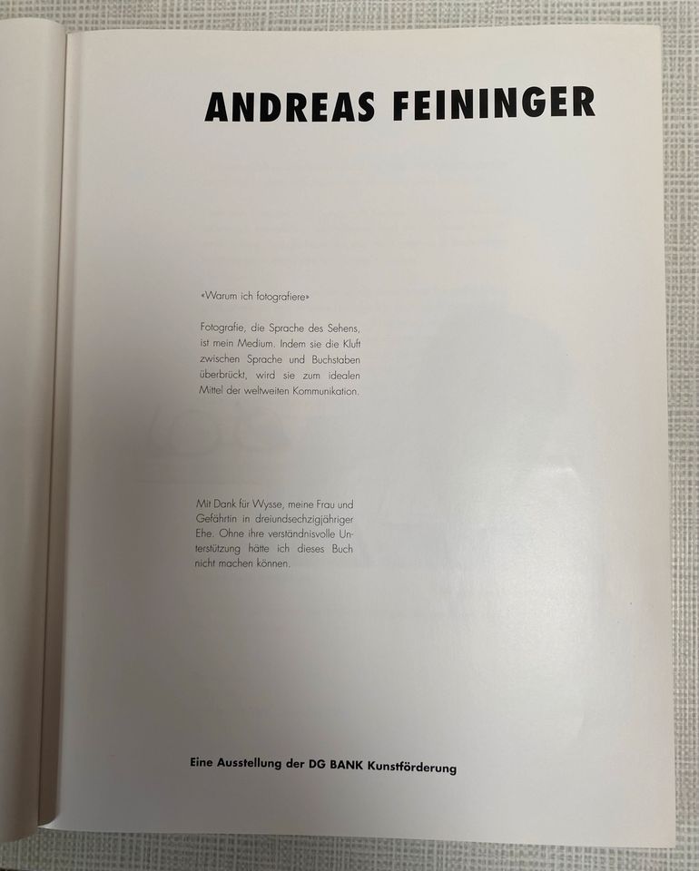 Andreas Feininger photographs 1928-1988 in Frankfurt am Main