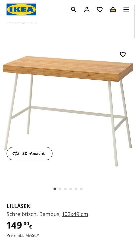 Schreibtisch Ikea in Wehnde