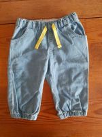 Baby Jeans Sommer Gr. 74 vertbaudet Hose blau gelb Niedersachsen - Wölpinghausen Vorschau