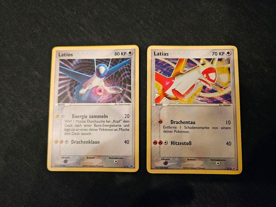 Pokemon Karte Latias Latios Holo perfekter Zustand in Mannheim