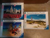 3 Ravensburger Puzzle 1000 Teile Baden-Württemberg - Frickenhausen Vorschau