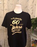 NEU  Shirt zum 60 Geburtstag Gr.40 schwarz Bayern - Kaufering Vorschau
