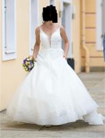 Hochzeitskleid mit Schleier Sachsen - Dürrröhrsdorf-Dittersbach Vorschau