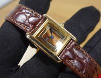 CARTIER 21 mm TANK Vermeil SM 925 Silber 3 66001 Tri-Color Dial Kr. München - Gerblinghausen Vorschau