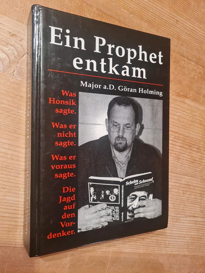 Ein Prophet entkam - über Gerd Honsik - Göran Holming - Buch 1997 in Dresden