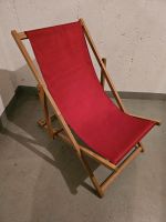 Faltliege Camping Liegestuhl klappbar Stuhl aus Holz Rot, NEU Nordrhein-Westfalen - Bergisch Gladbach Vorschau