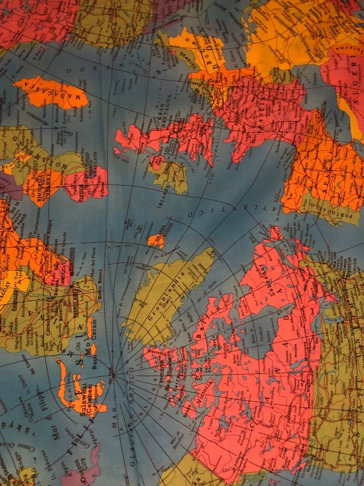 Stoff Landkarte Land Werkstoff Stoff nähen in Olsberg