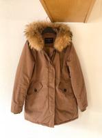 wie NEU - Attentif Parka Mantel beige camel khaki Echtpelz L 40 Bayern - Bamberg Vorschau