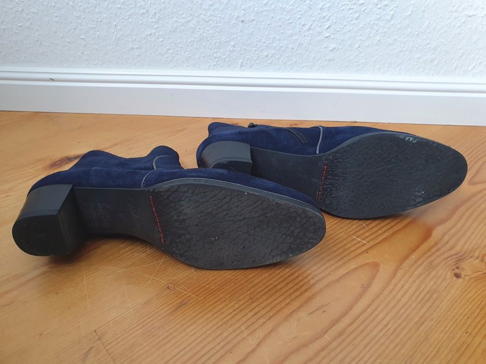 Stiefeletten Nubukleder Vabene Blau Gr. 38 Sehr guter Zustand! in Köln