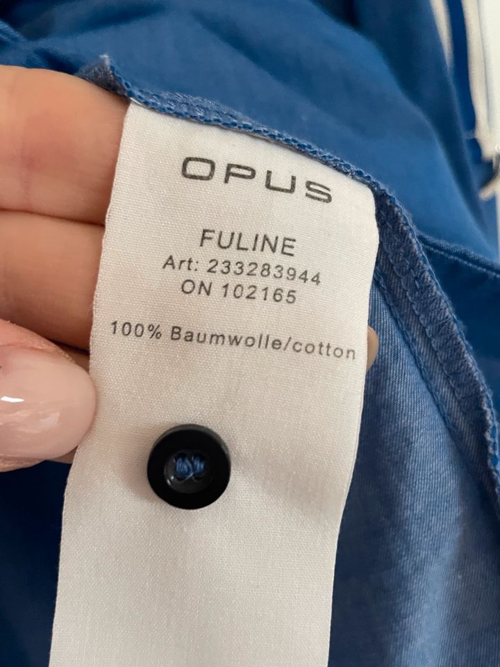 Opus Bluse Hemd Gr 40 blau neuwertig in Leipzig