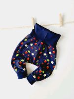 Bumlbären Babyhose Erdbeeren Navy 62 68 74 Jersey Geschenk Geburt Kr. München - Planegg Vorschau