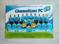 Chemnitzer FC Mannschaftsfoto 2012 mit David Jansen Autogramm Sachsen - Schneeberg Vorschau
