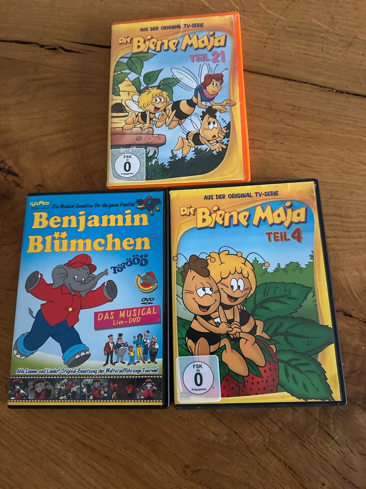 Kinder DVD‘s Biene Maja Benjamin Blümchen in Großhansdorf