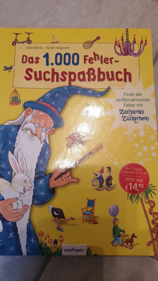 Zachatias Zuckerbein Buch Zauberer Esslinger Suchbuch lustig in Hurlach