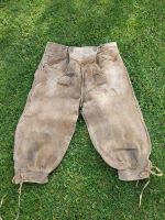 Alte Trachten Kniebundlederhose Bundweite 88cm Deko Bayern - Pastetten Vorschau