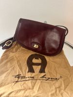 Vintage Aigner Handtasche burgundrot München - Bogenhausen Vorschau