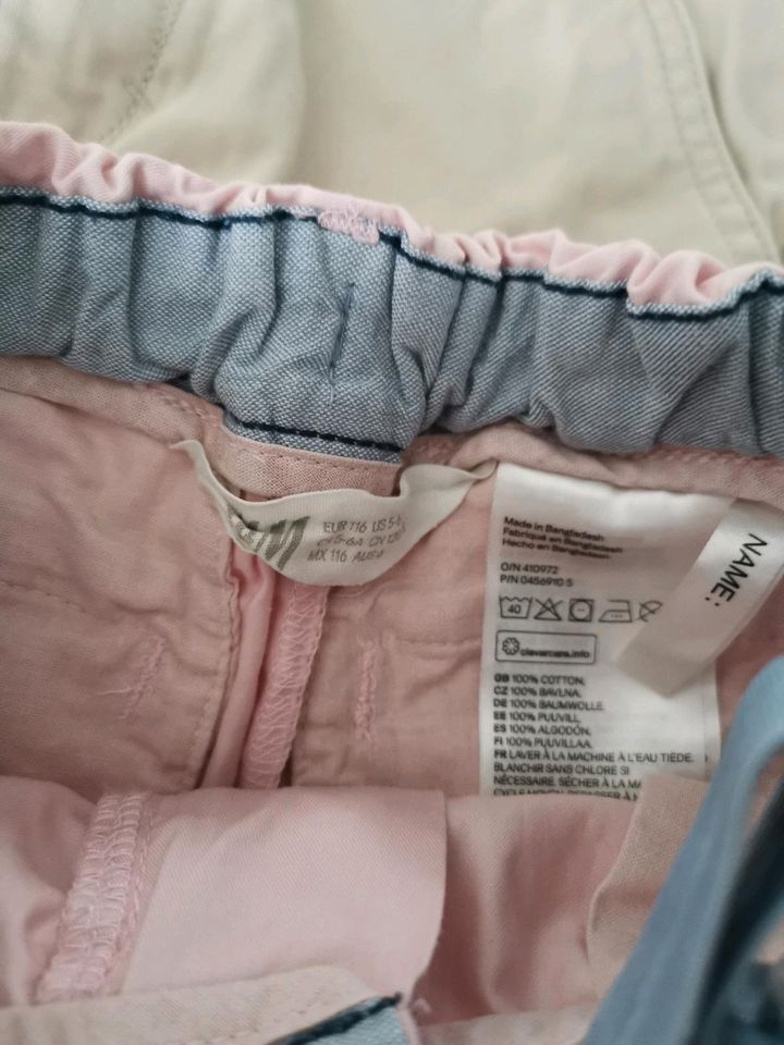 Kinder Kurzehosen Shorts H&M Gr 116 in Hürth