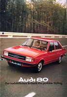 Prospekt Audi 80 GLS GTE 1976 mit Klappseite Nürnberg (Mittelfr) - Mitte Vorschau