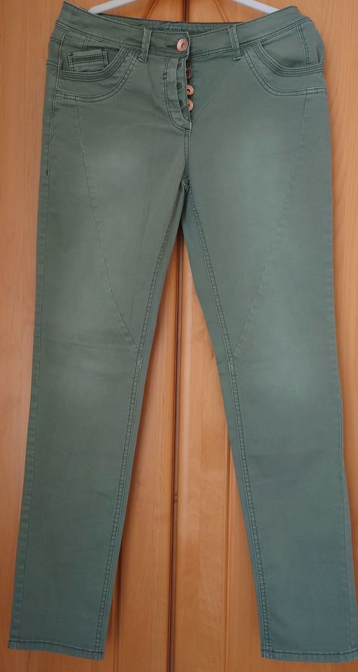 8 Euro, Cecil-Damen-Jeans, grün in Dresden