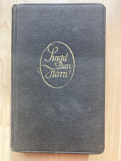 Gesangbuch "Singet dem Herrn" von 1959 Auflage 23.000 Stück in Baltmannsweiler