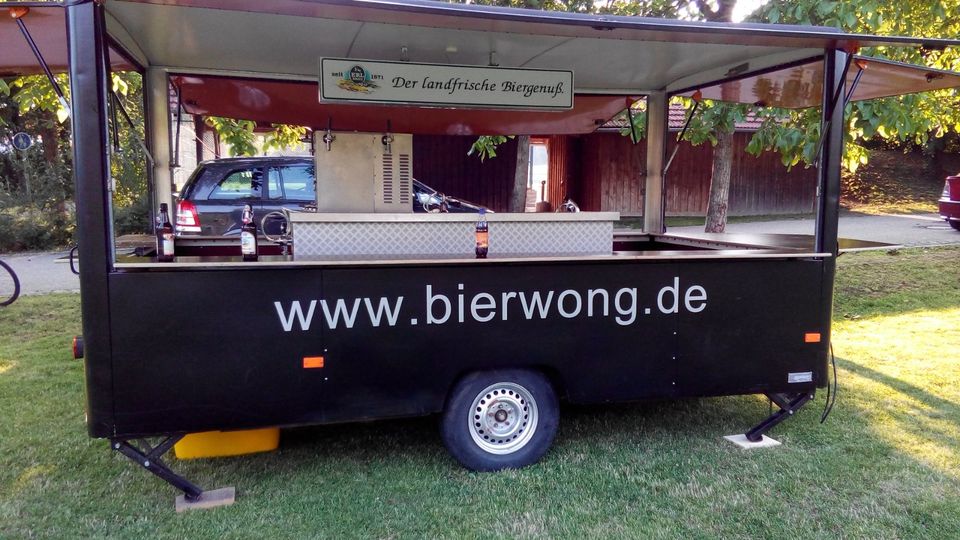 Ausschankwagen, Verkaufsanhänger,Bierwagen, BierWong zu vermieten in Pfatter